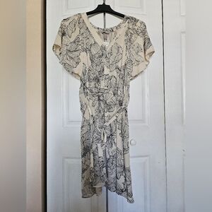 H&M Cream Floral Dress - XXL